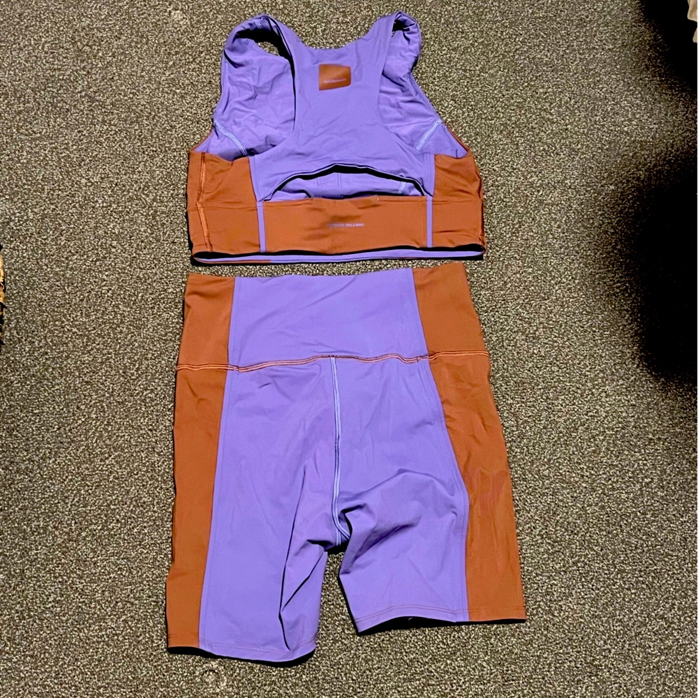 Lululemon hike to swim bra and shorts
